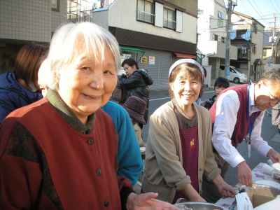 餅つき大会(ほのか東矢口・さくら家東矢口)