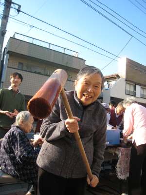 餅つき大会(ほのか東矢口・さくら家東矢口)