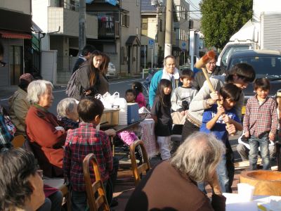 餅つき大会(ほのか東矢口・さくら家東矢口)